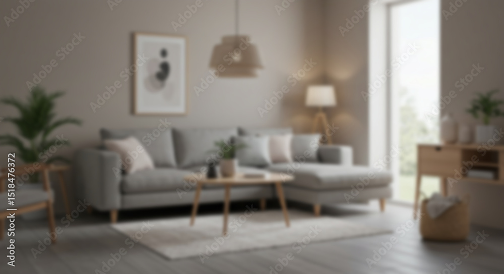 a modern blur background living room with a large, comfortable sectional sofa, framed artwork, and abundant natural light creating an inviting atmosphere 2 a modern blur background living room with a large, comfortable sectional sofa, framed artwork, and abundant natural light creating an inviting atmosphere 2