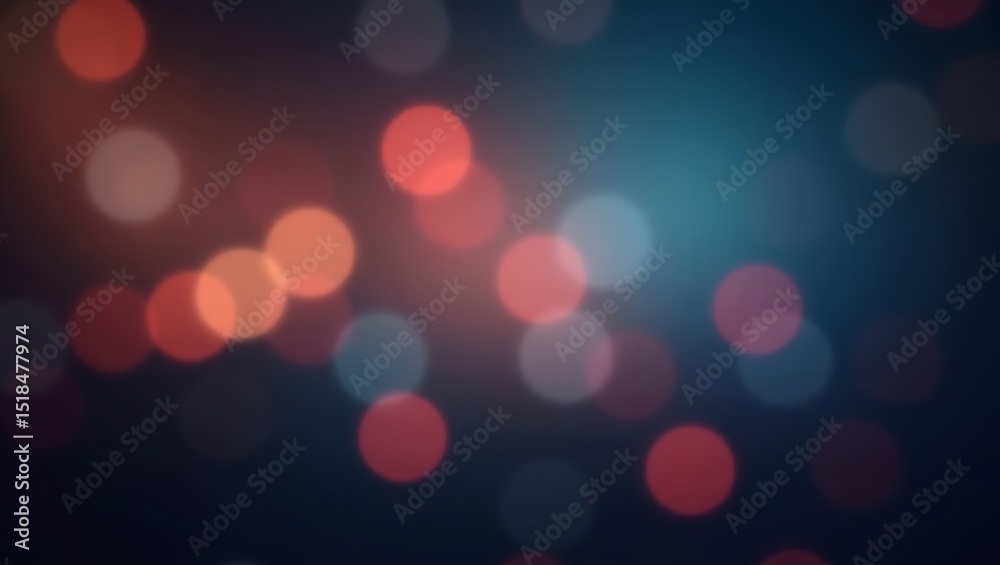 Abstract background with bokeh. Generative Ai.