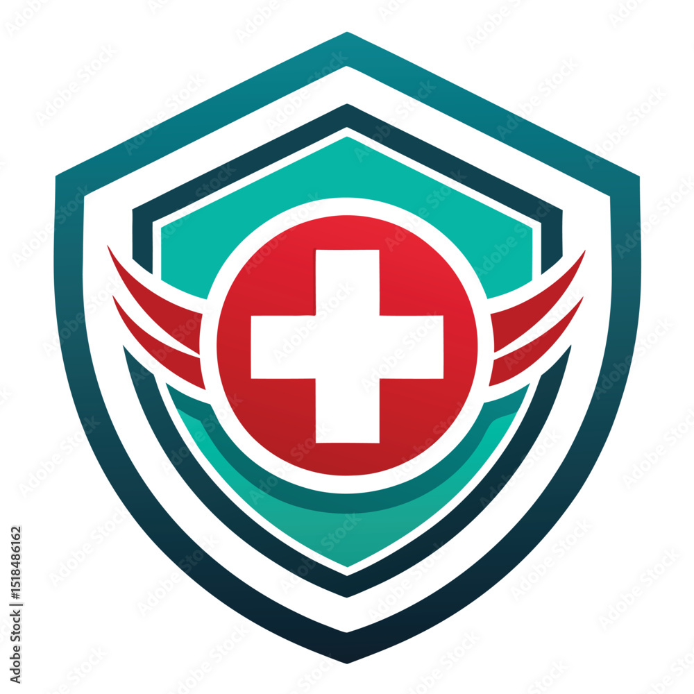 Obraz premium Medical Technology Logo Design Vector 