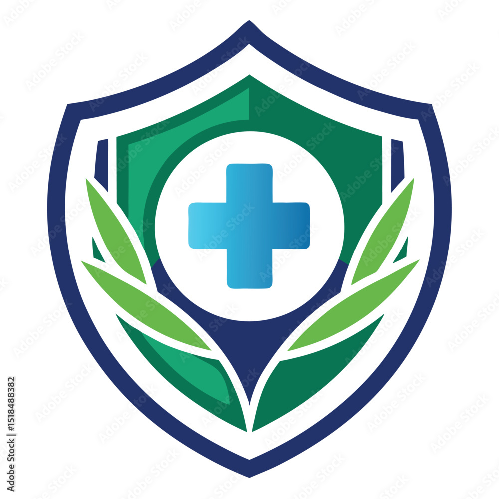 Obraz premium Medical Technology Logo Design Vector 