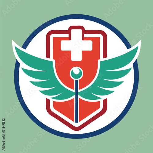 Medical Technology Logo Design Vector
