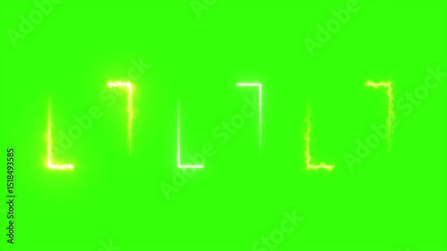 a green screen with light effect in the middle