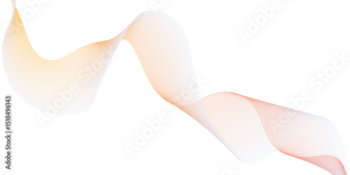 Abstract smooth frequency isolated element creative pink and white wave line blend curve flow technology modern white background. web banner vector beautiful waveform light music energy design.	