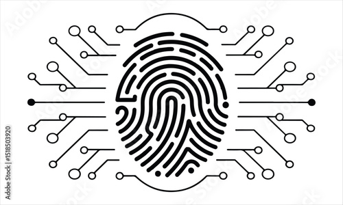Innovative Circuit Fingerprint Infinity Design