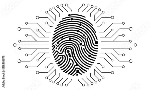 Innovative Circuit Fingerprint Infinity Design