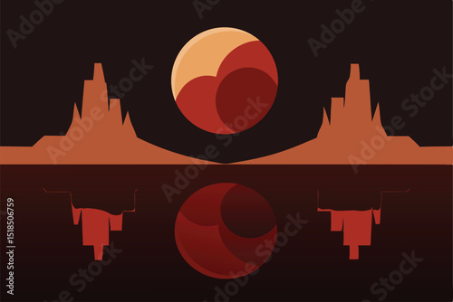 south korea map flag with binary code illustration