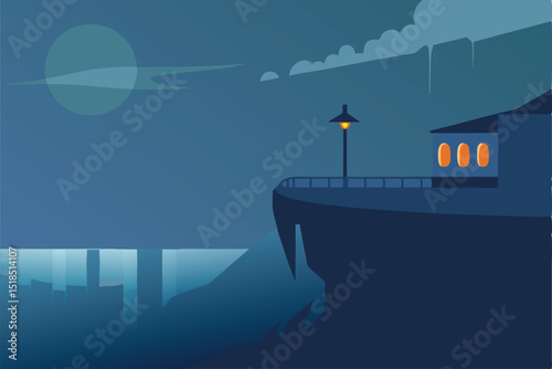 man on the bridge