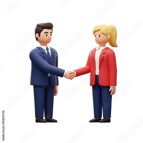 Business deal sealed with handshake
