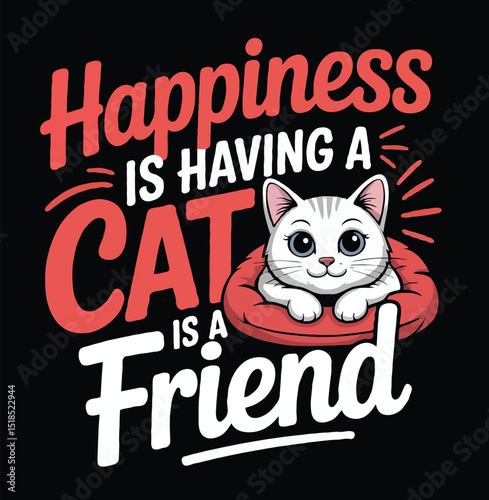  Cat T-Shirt Design