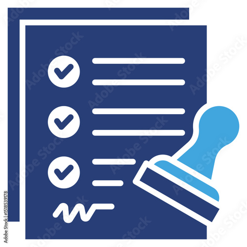 Attestation Two Color Icon