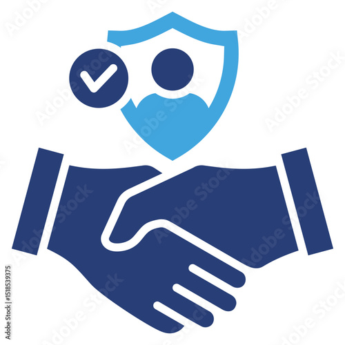 Trustworthiness Two Color Icon