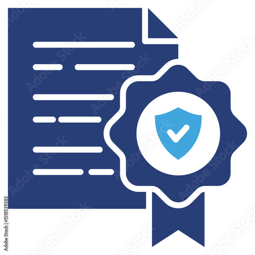 Authenticity Two Color Icon