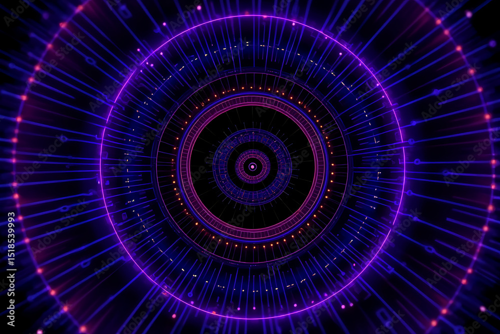 Abstract purple blue circle light background futuristic technology design Abstract purple blue circle light background futuristic technology design