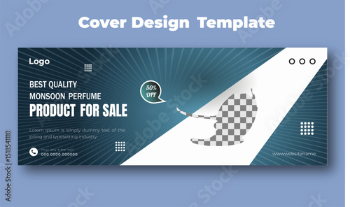 Best quality monsoon perfume product for sale social media post cover and instagram story design template