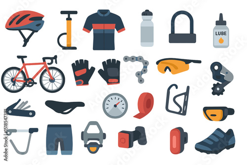 Cycling gear essentials for enthusiasts preparing for a ride in the morning sun