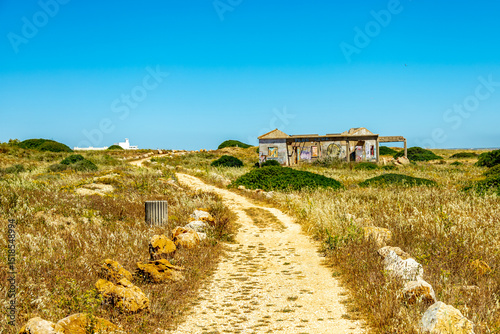 Frühsommerliche Wanderung an der wunderschönen Algarve vor den Toren der Hafenstadt Sagres - Portugal  photo