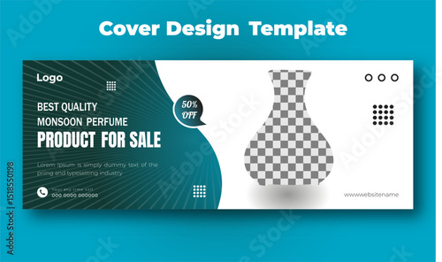 Best quality monsoon perfume product for sale social media post cover and instagram story design template