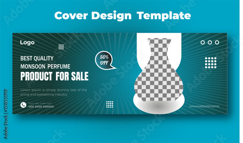 Best quality monsoon perfume product for sale social media post cover and instagram story design template