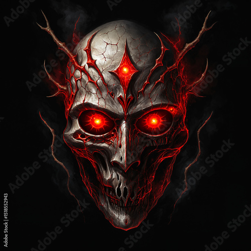 Cursed Mask with Shadow Energy