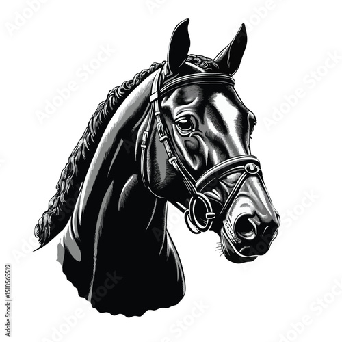 Horse Silhouette Design Vector Illustration