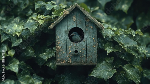 bird house on a tree