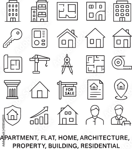 real estate icons