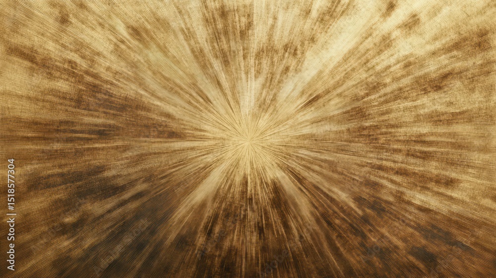 Fototapeta premium A luminous gold starburst texture background with radiating light effects