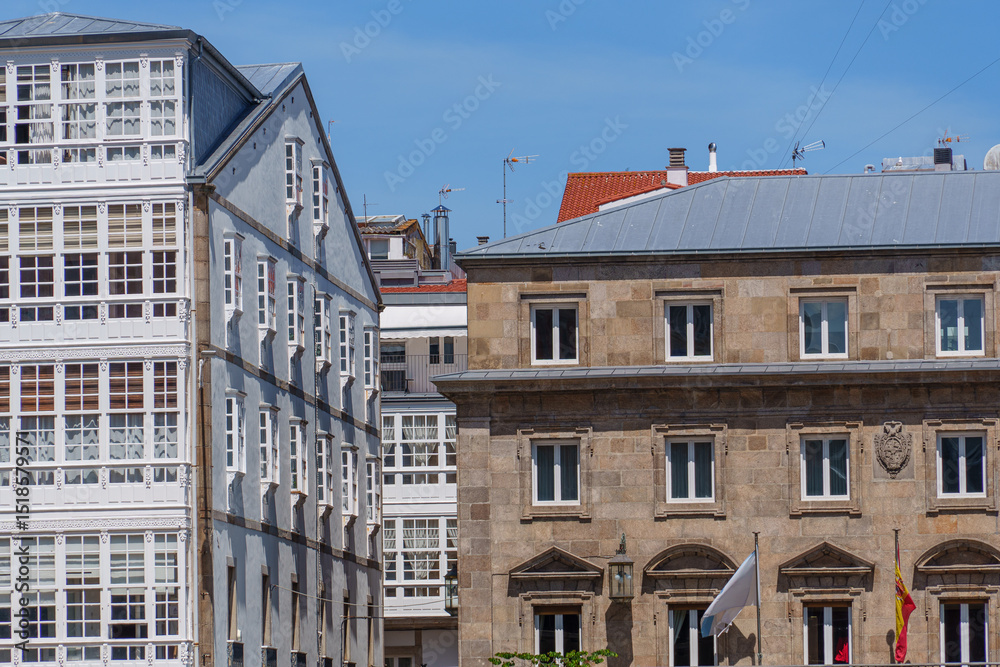 Fototapeta premium A Coruna in Spanien