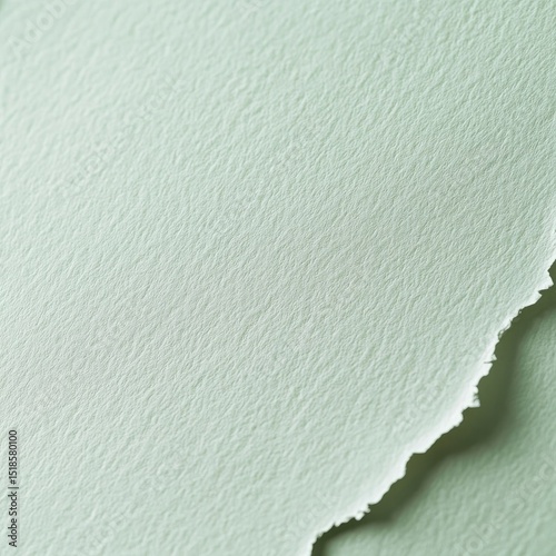 macro view of pale green paper with faintly visible grain texture, ideal for eco-friendly crafts, stationery, and artistic projects