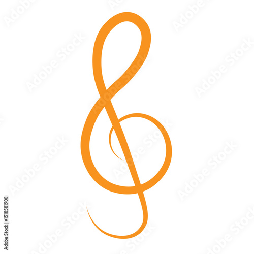 Set of all music notes symbols, flat design vector illustrations