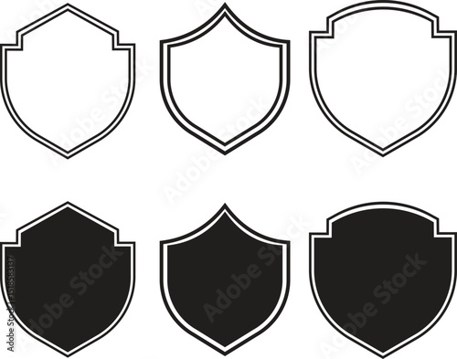 set of shields