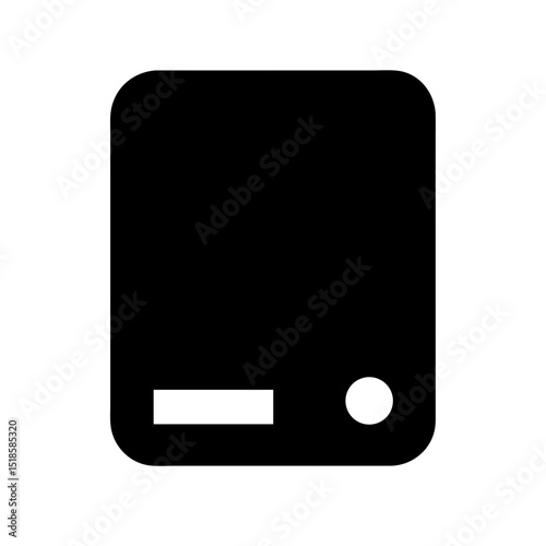 hard disk drive vector icon
