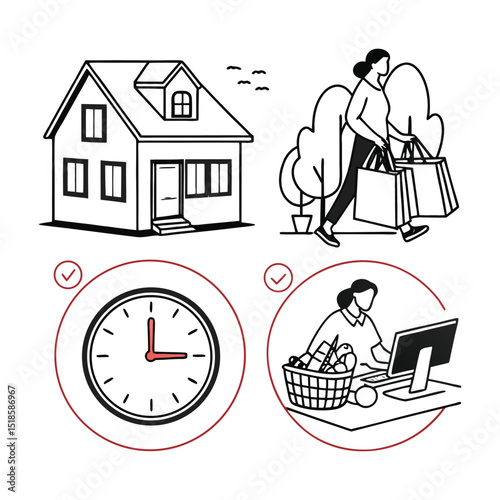 Streamlining Your Daily Routine Time Management and Efficient Grocery Shopping from Home
