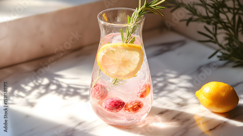 glass, drink, water, ice, cocktail, beverage, alcohol, lemon, cold, fresh, fruit, green, liquid, isolated, white, mint, soda, lime, freshness, juice, summer, food, cool, refreshment, lemonade
