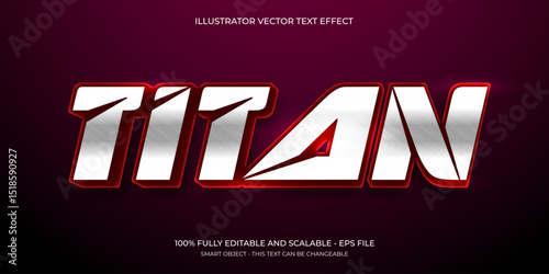 Titan Bold Editable Text Effect Design