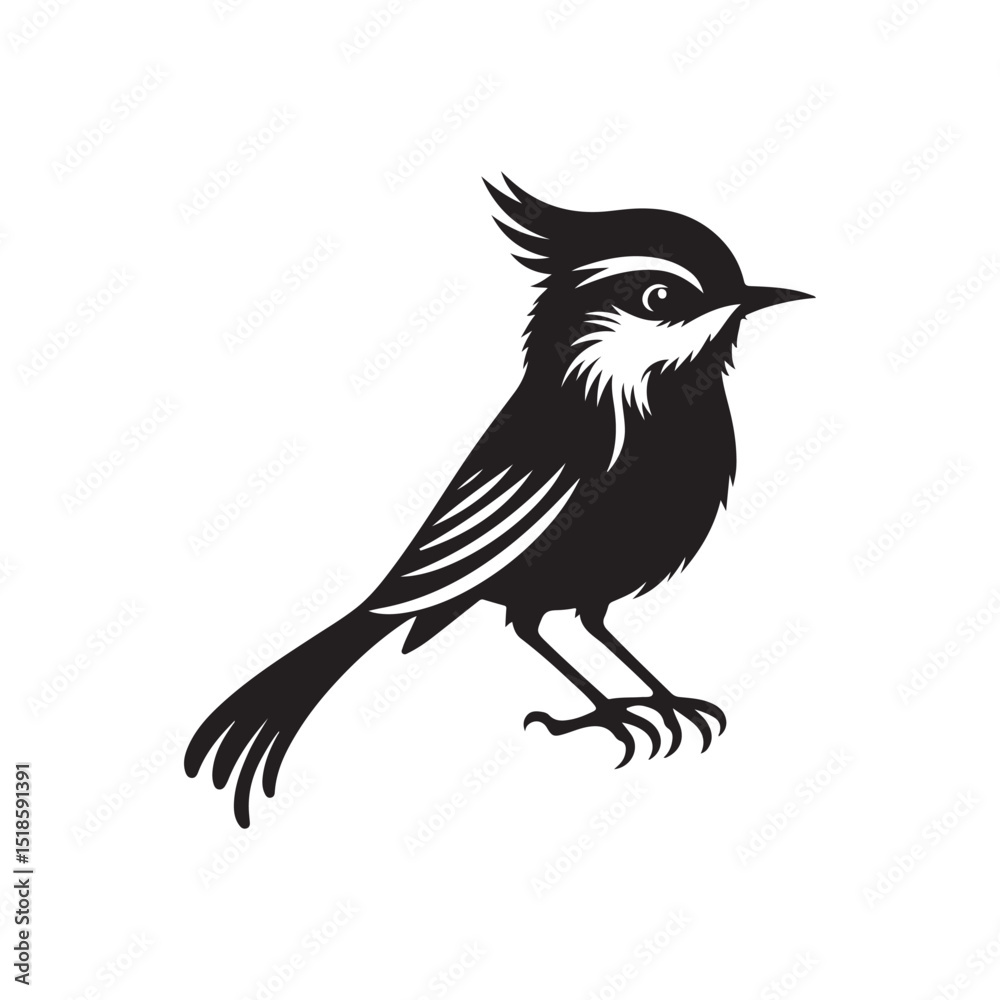 Obraz premium crow on a branch