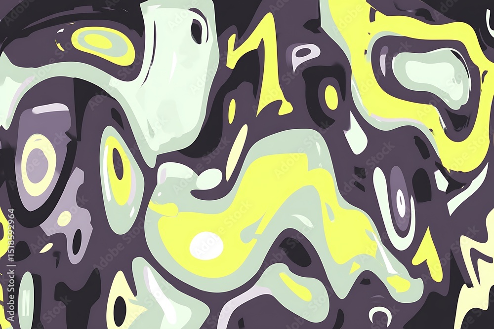 Abstract flowing design with bright colors Abstract flowing design with bright colors