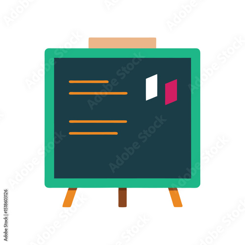 blackboard with pencil