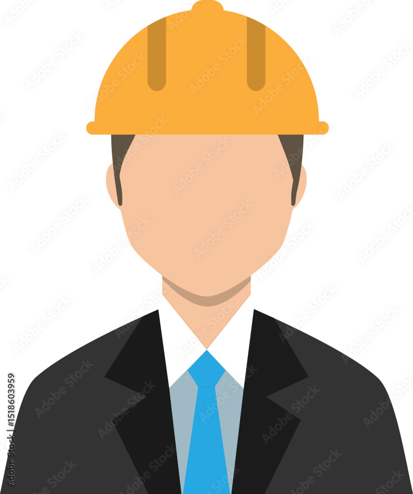 cartoon builder with helmet cartoon builder with helmet