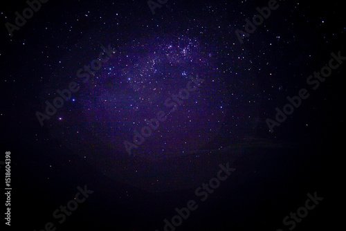 Fototapeta Naklejka Na Ścianę i Meble -  Cosmic Nebula A Deep Dive into the Starry Night Sky