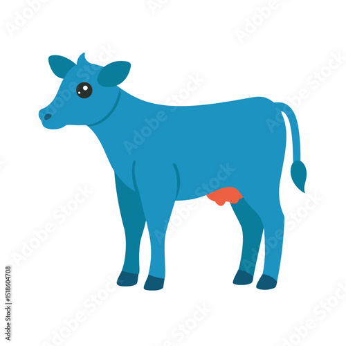 cow cartoon isolated