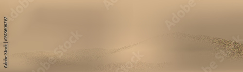 Abstract golden sand dunes landscape.Contrasting ridges and  flowing landscapes.