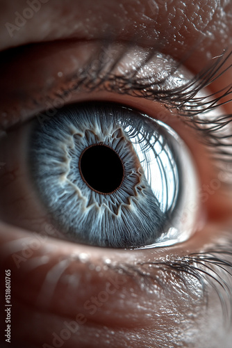 close up of eye