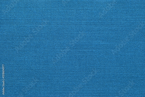 Teal color linen fabric texture as background