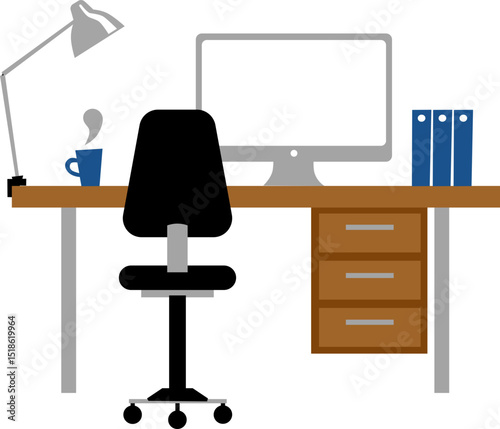 office desk, laptop workspace, modern work desk, home office, remote work setup, productivity space, computer on desk, minimal workstation, digital workspace, organized desk, freelance workspace, work