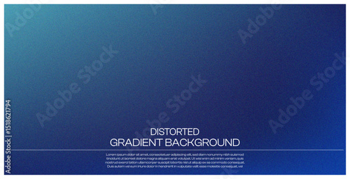 Distorted Blue Gradient Background for Modern Design, Technology Posters, or Presentation Templates

