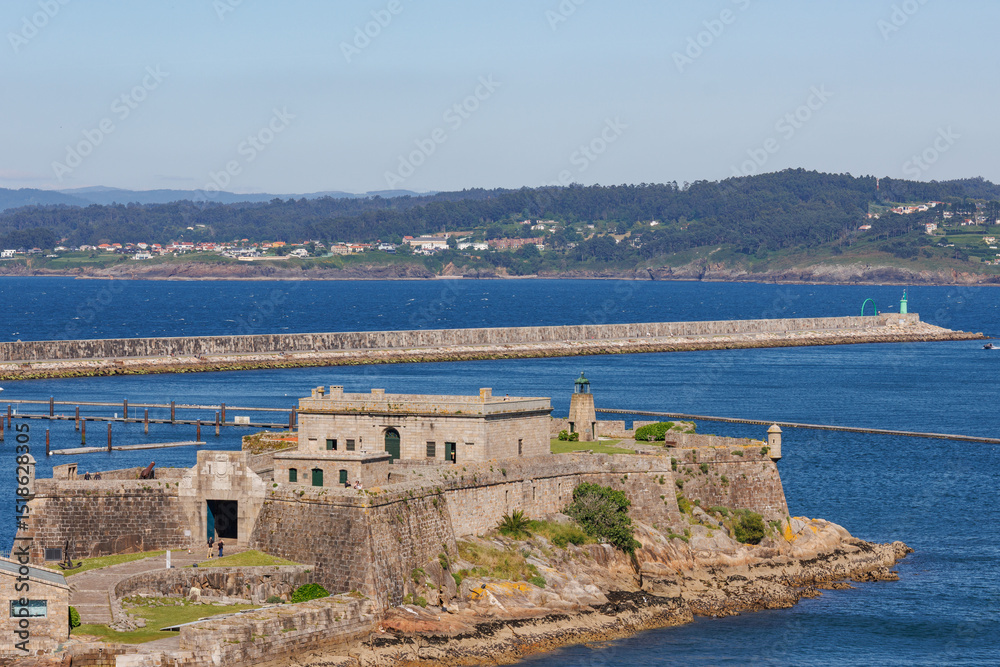 Obraz premium A Coruna in Spanien