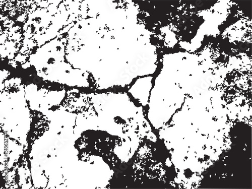 Abstract Black and White Cracked Texture Silhouette striking black white silhouette image showcasing cracked texture pattern The distinctive
