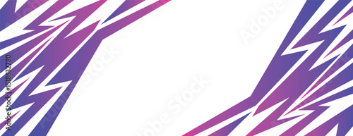 simple sports background with geometric sharp shapes