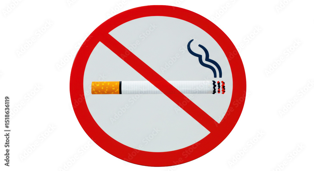 Isolated No Smoking Sign Isolated No Smoking Sign